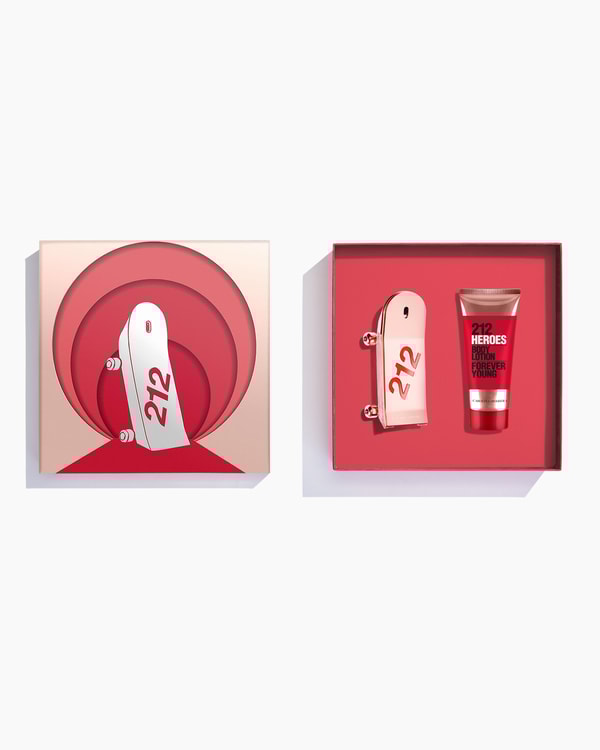 212 Heroes for Her 50ml Eau de Parfum and 100ml Body Lotion