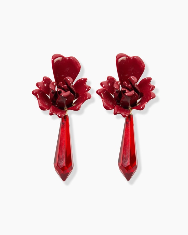 Enamel Tulip Earrings