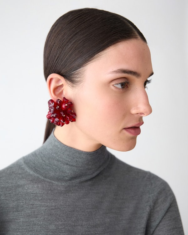 Crystal Cluster Earrings