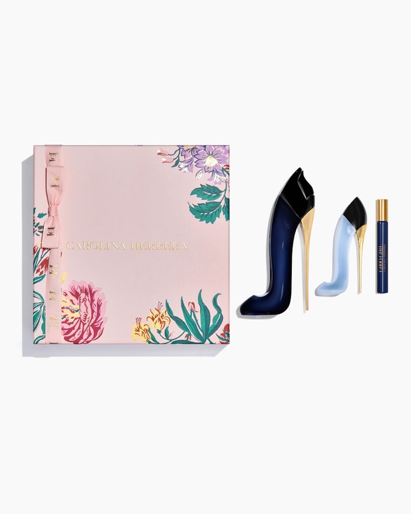 Good Girl 80ml Eau de Parfum, 30ml Good Girl Hairmist and 10ml Megaspritzer